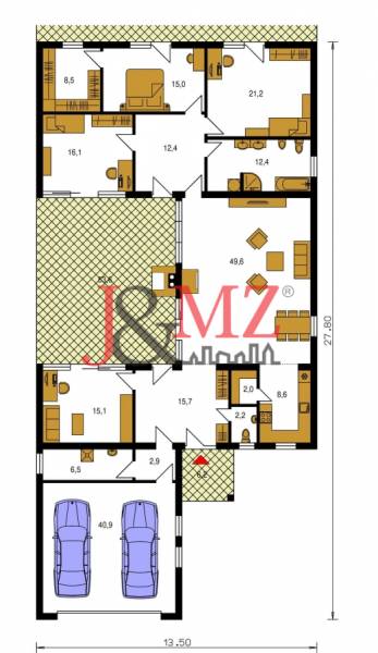 Pôdorys Dolná Seč